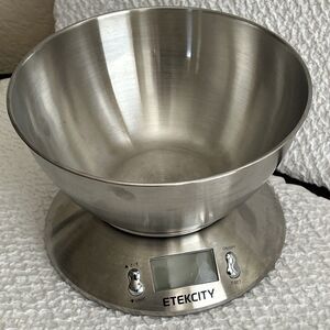 Etekcity Digital Kitchen Scale with Bowl, Thermometer, Timer EUC